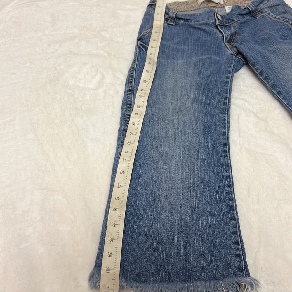 Vintage LEVI SLOUCH 504 jeans. Distressed cropped ankle. - Picture 4 of 10